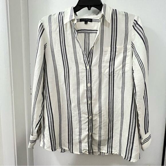 Banana Republic Stripe Shirt Size Large - Picture 1 of 4